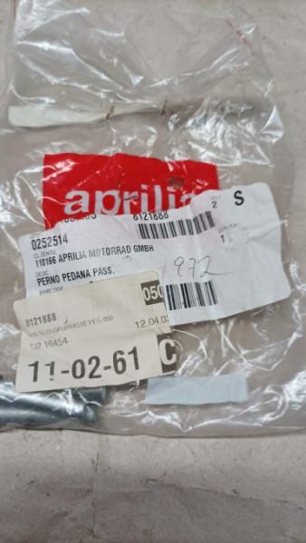 Piaggio Gilera Fußrasten