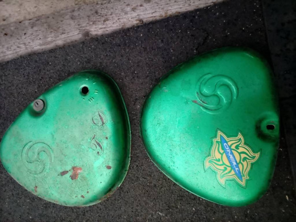 Simson s51 s50 Seitendeckel Herzkasten Set org DDR