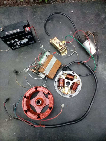 Simson elektronik Zündung Baustein Steuergrät Orig DDR