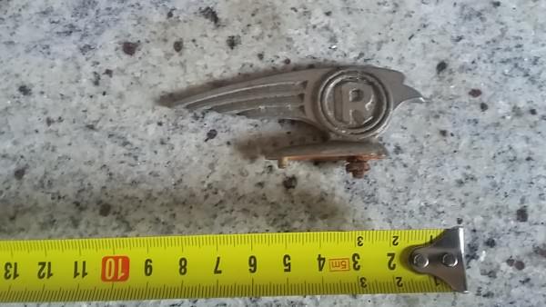 Rabeneick, Schutzblechreiter Fahrrad, Schutzblech, Emblem,