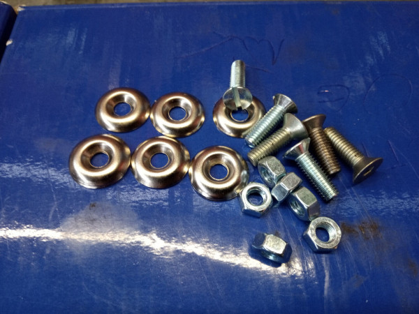 Simson Schwalbe Trittbrett Schrauben Set