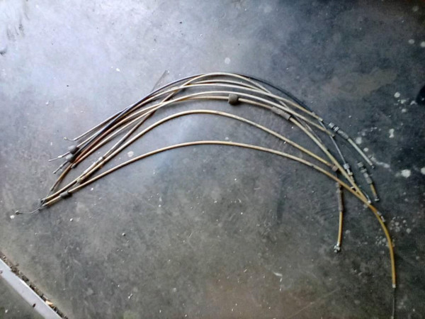 Simson kr51/1 Bowdenzug Fussbremse Aussen Hebel gebraucht Grau