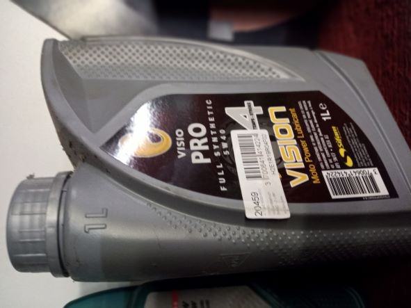 Motoröl VISIO PRO 4-Takt Motorradöl vollsynthetisches 4T 5W40 Rolleröl 1 Liter