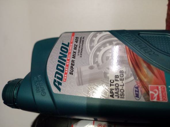 ADDINOL SUPER MIX MZ 405 1 Liter 2-Takt Motoröl 2T Öl Mischöl rot mineralisch