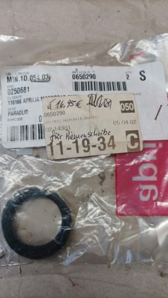 Aprilia Leonardo 125 Kupplung Simmerring Dichtring ap0650290 Riemenscheibe