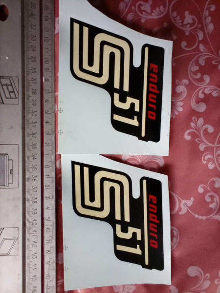 Simson s51 Enduro Wasserabziehbild