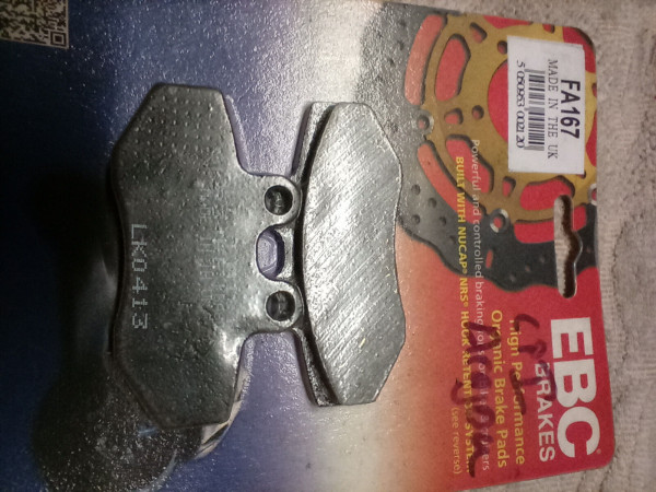 bremsbeläge Bremsklötze EBC FA167 CPI Aprilia Gas Gas