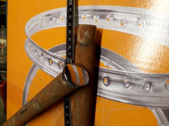 Mz rt 125 Stoßdämpfer Federbei Führungsrohr m Verschlusskappe