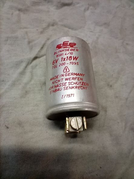 Schwalbe Mz Blinkgeber 6v 18W orig. DDR